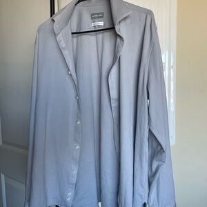 Michael Kors Gray Button Down Shirt
